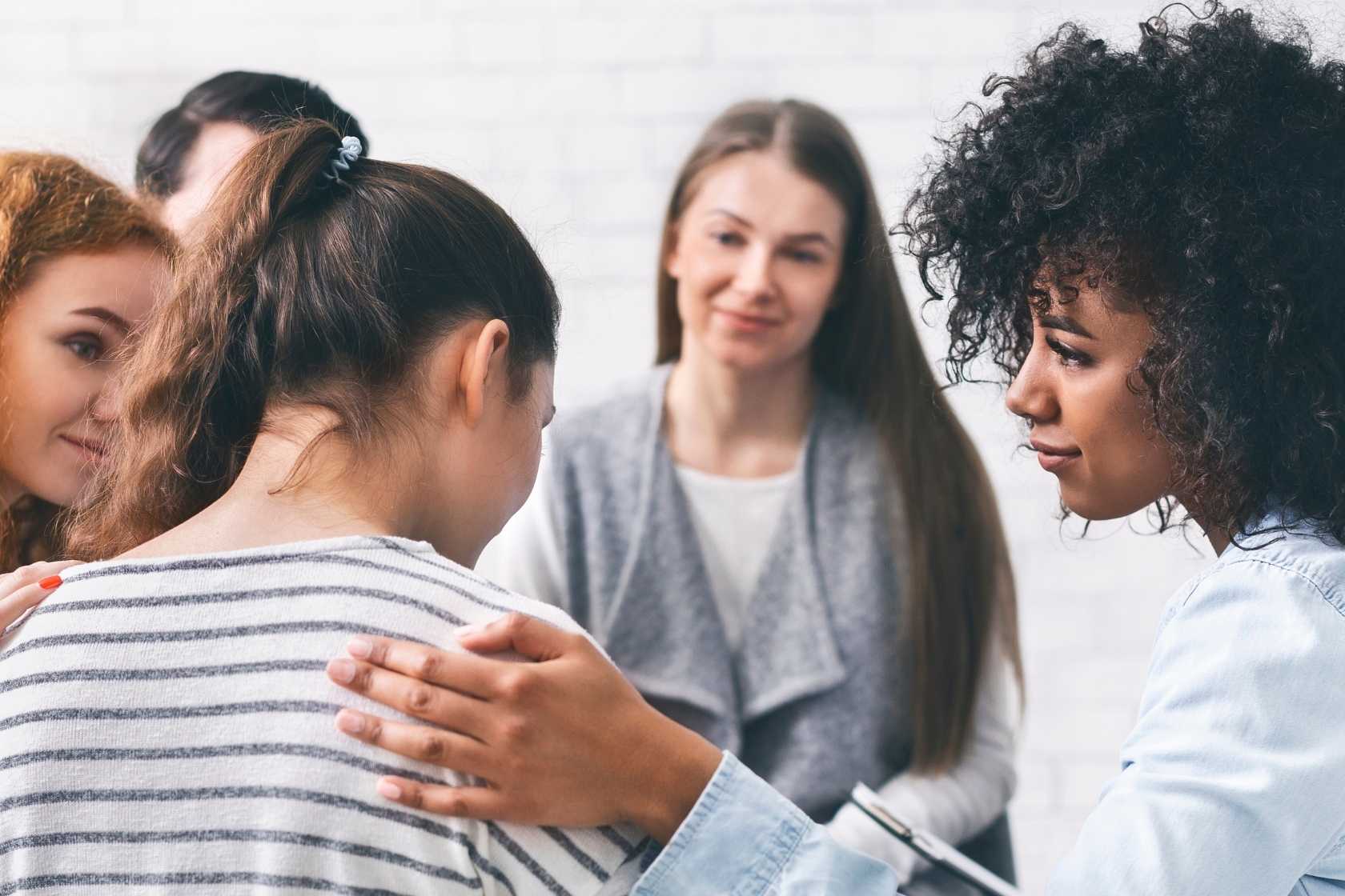 Supportive group therapy session